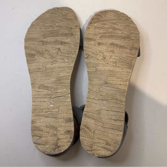 Miz Mooz Verona Collection Blue Sparkly Strappy Gladiator Sandal EU 38 / US 8 - Picture 8 of 11